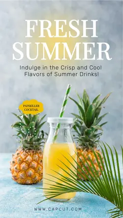 Summer Drink Product Display Instagram Story