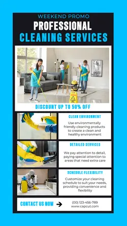 Professional cleaning service tiktok