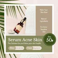 Skincare Serum Product Promotion