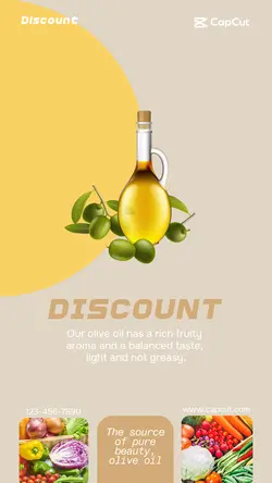 Foods & Beverage Sales promotion Olive oil