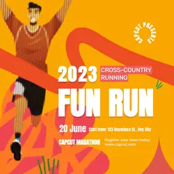 Run Event Instagram Post