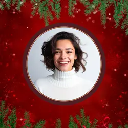 Non-Marketing Red Simple Instagram Profile Picture