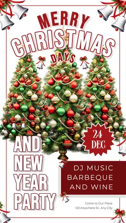 Christmas and New Years Day Instagram Story