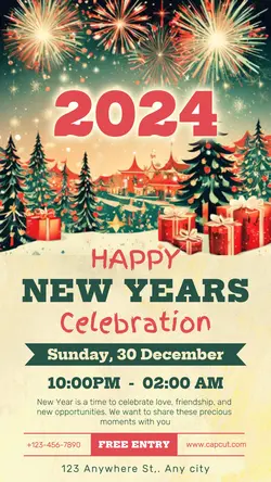 Happy New Year Instagram Story