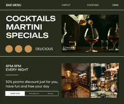 Bar Product Display Modern Minimalist Facebok Post