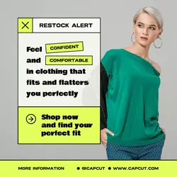 Vibrant Fashion Product Display Instagram Post