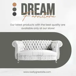 Dream Furniture Product Display Instagram Post