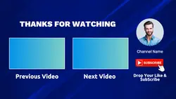 Non-marketing YouTube end Screen