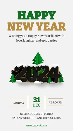 Happy Newyear Instagram Story