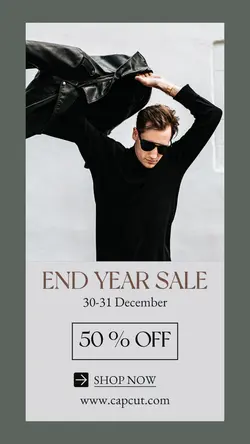 One Image Fashion Sale Simple Instagram Post