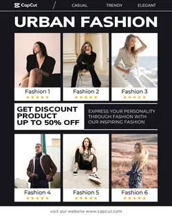 6 Multi-product Image Fashion Display