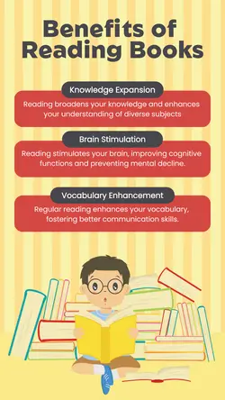 Non-marketing Infopgraphic Reading Books