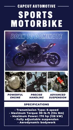 Other Sport Motorbike Product Display TikTok Post