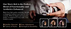 E-commerce Detail Page Fashion Men's Belts