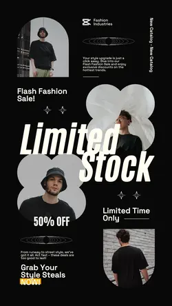 Flash Fashion Sale Instagram Story