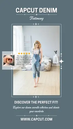 Clothing Denim Testimony Instagram Story