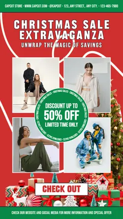 Cristmas Sales Promotion Instagram Story