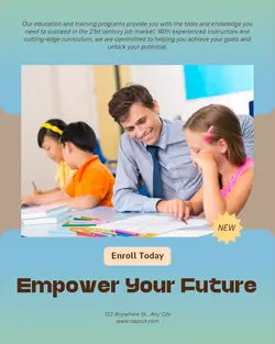 Education and training Announcement