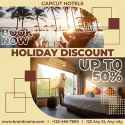 Hotels promotion sale Instagram post