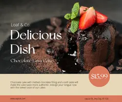 Sweet Dessert Promotion Facebook Post