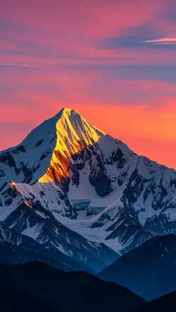 Image template wallpaper 9:16 Mountains