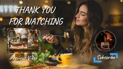 Foodie Youtube End Screen