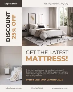 Mattress Promotion Instagram Portrait