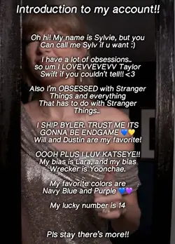 Intro to my account!