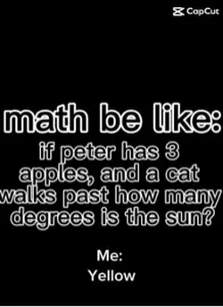 Math be like