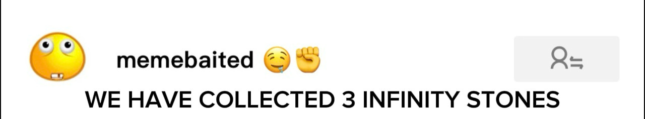 3 INFINITY STONES🥹