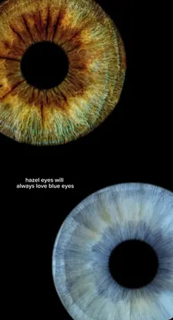 hazel eyes 💝
