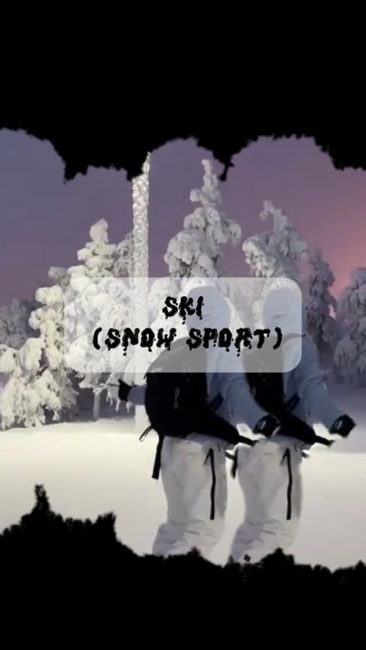 SKI SPORT DE NEIGE 