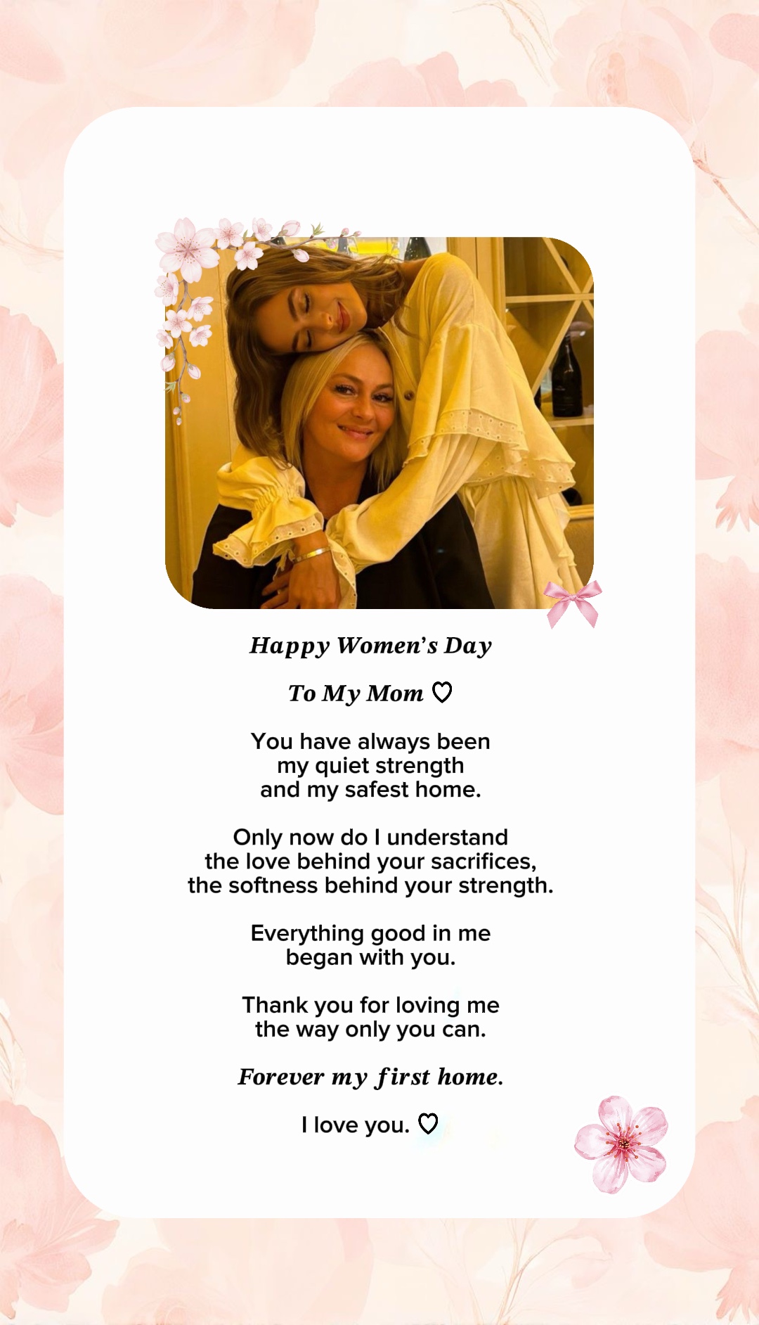 Feliz Día de la Mujer 