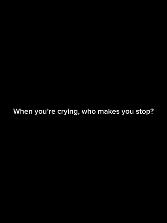 Cuando estás llorando...