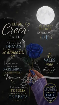 Elige creer en TI.✍🏼