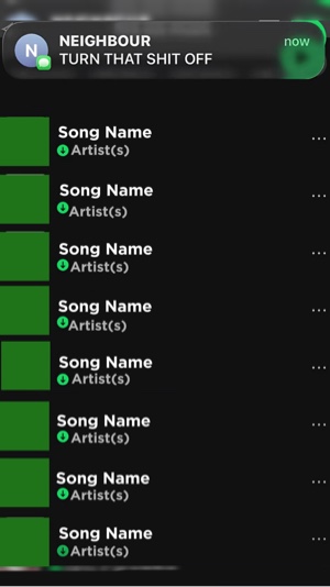 Template Lagu Favorit