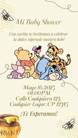 Baby Shower Pooh 