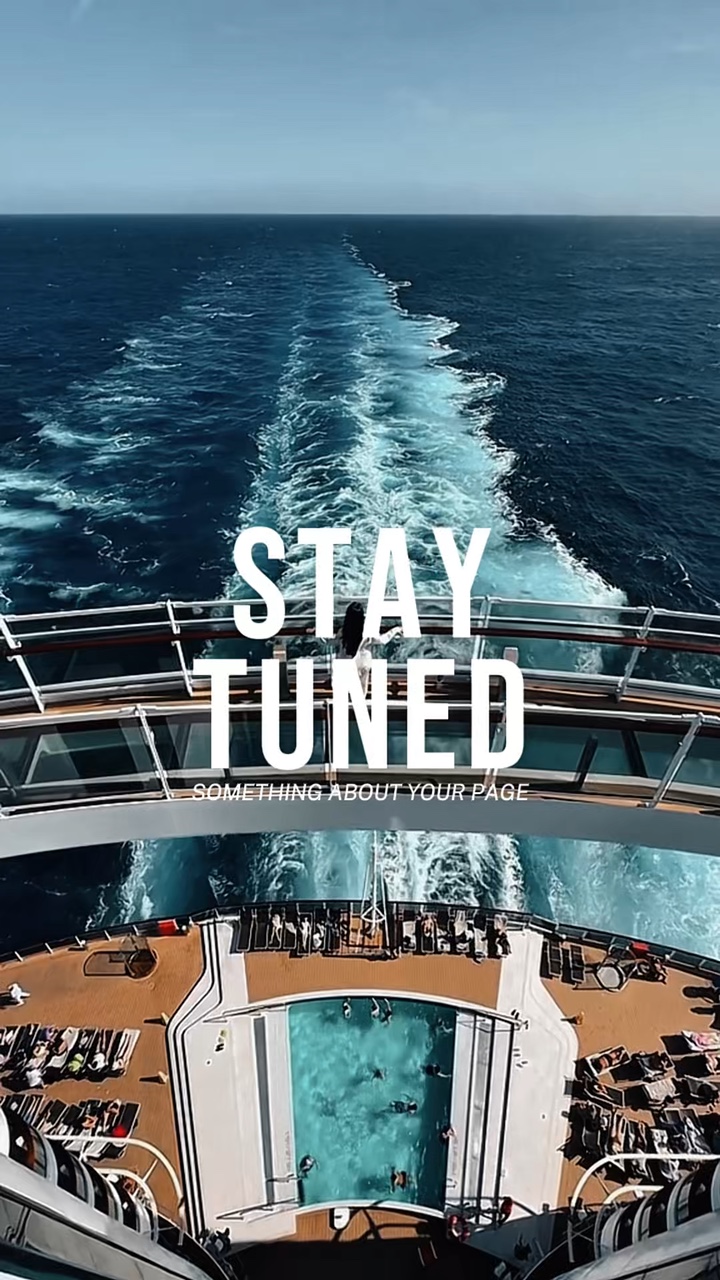 Cruise vacation