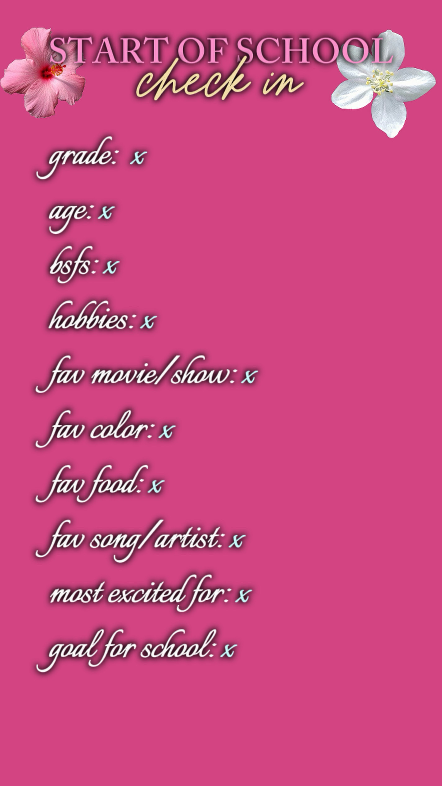 Statistiques de début d'école
