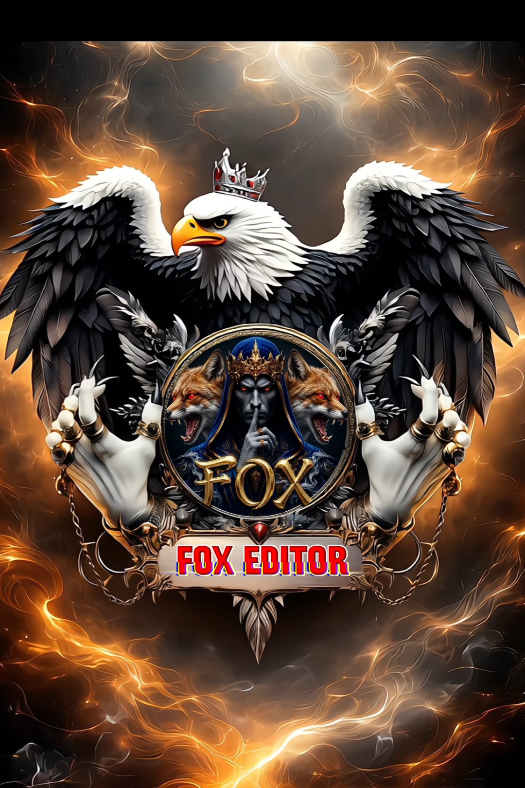 Logotipo de águila poderosa 