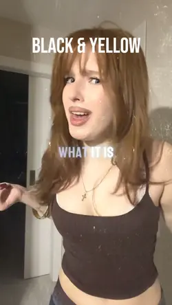 black & yellow 