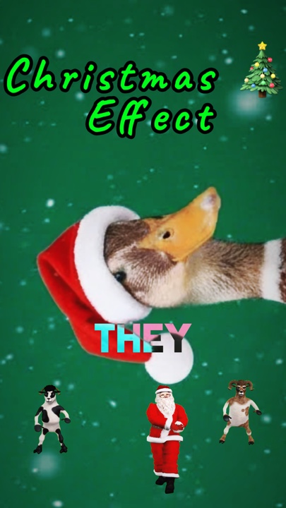 Pato navideño con