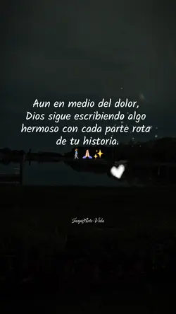 Aun en medio.