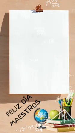 Feliz día maestros