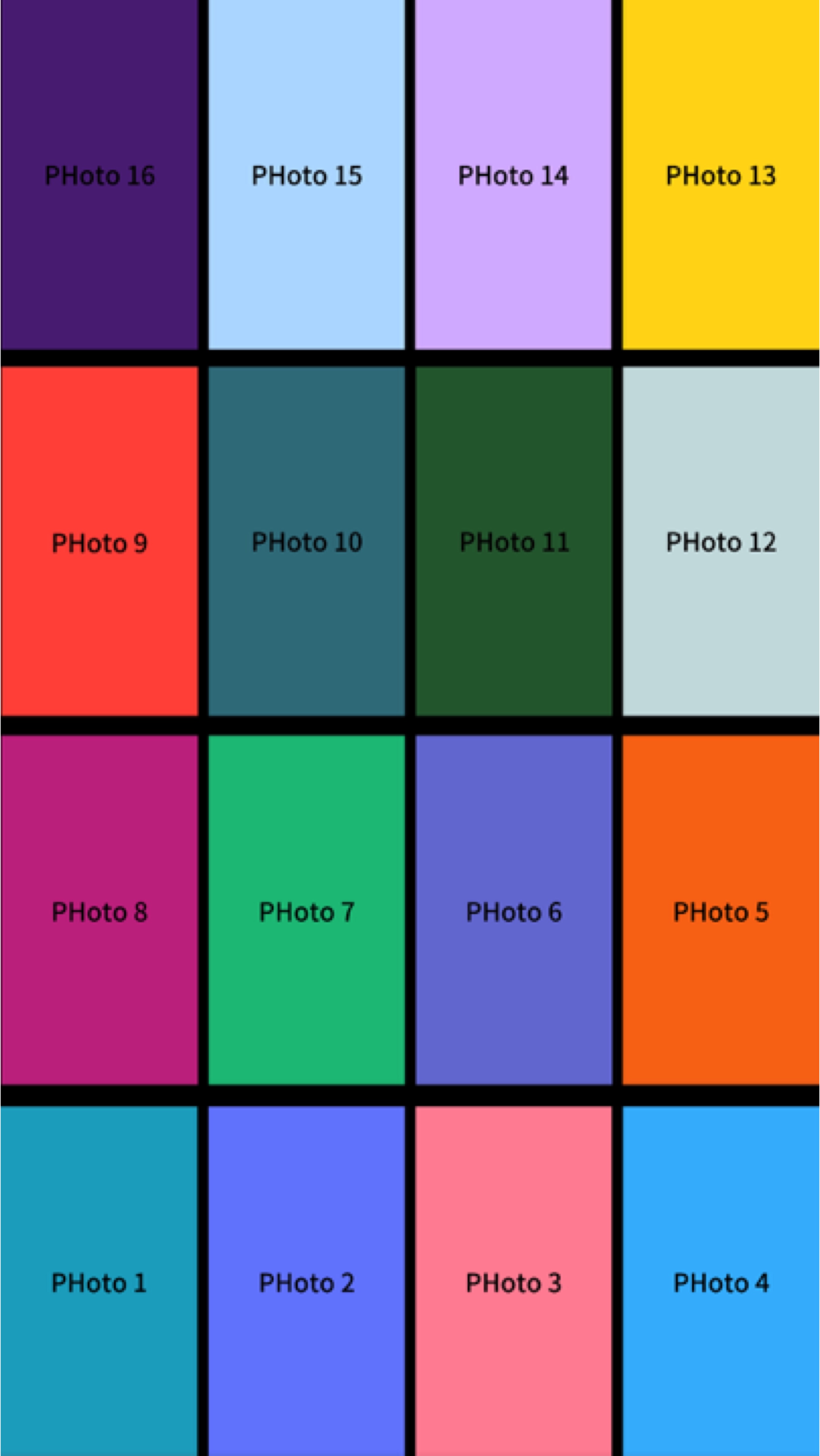 Exibição de fotos