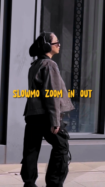 Slowmo Zoom rein raus 