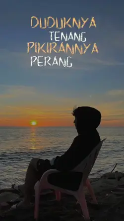 pikirannya perang