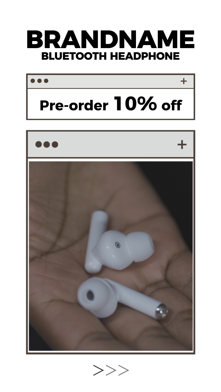 Promoção de Earpods Minimalistas