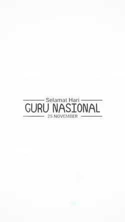 Hari Guru Nasional 