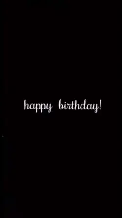 Happy Birthday